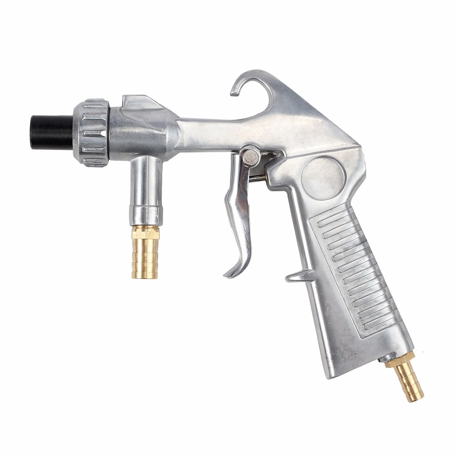 Juego de pistola de chorro de arena de aire comprimido con 4 boquillas de cerámica para chorro de arena, pistola de chorro de arena, dispositivo de chorro de arena para proyectos profesionales