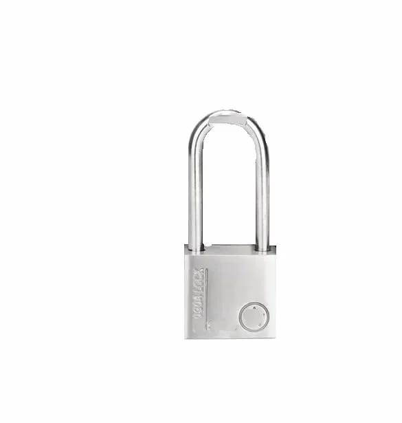 Candado 1 candado de acero inoxidable for gabinete, cerradura for muebles, puerta resistente al agua y óxido con 4 llaves(60mm-Long-4keys)
