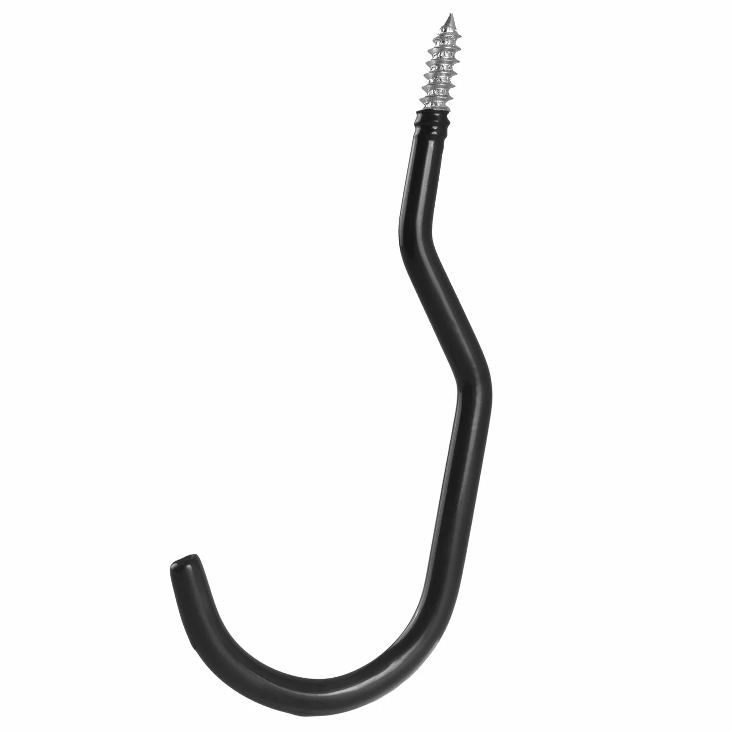 Maclean Pack de 2 Ganchos de Techo Soporte para Bicicletas, Acero Recubrimiento de Caucho, 10 kg