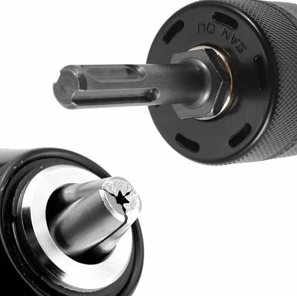 Heavy Duty Profesional 1/2-20UNF 13mm portabrocas sin llave con adaptador SDS hardware herramienta