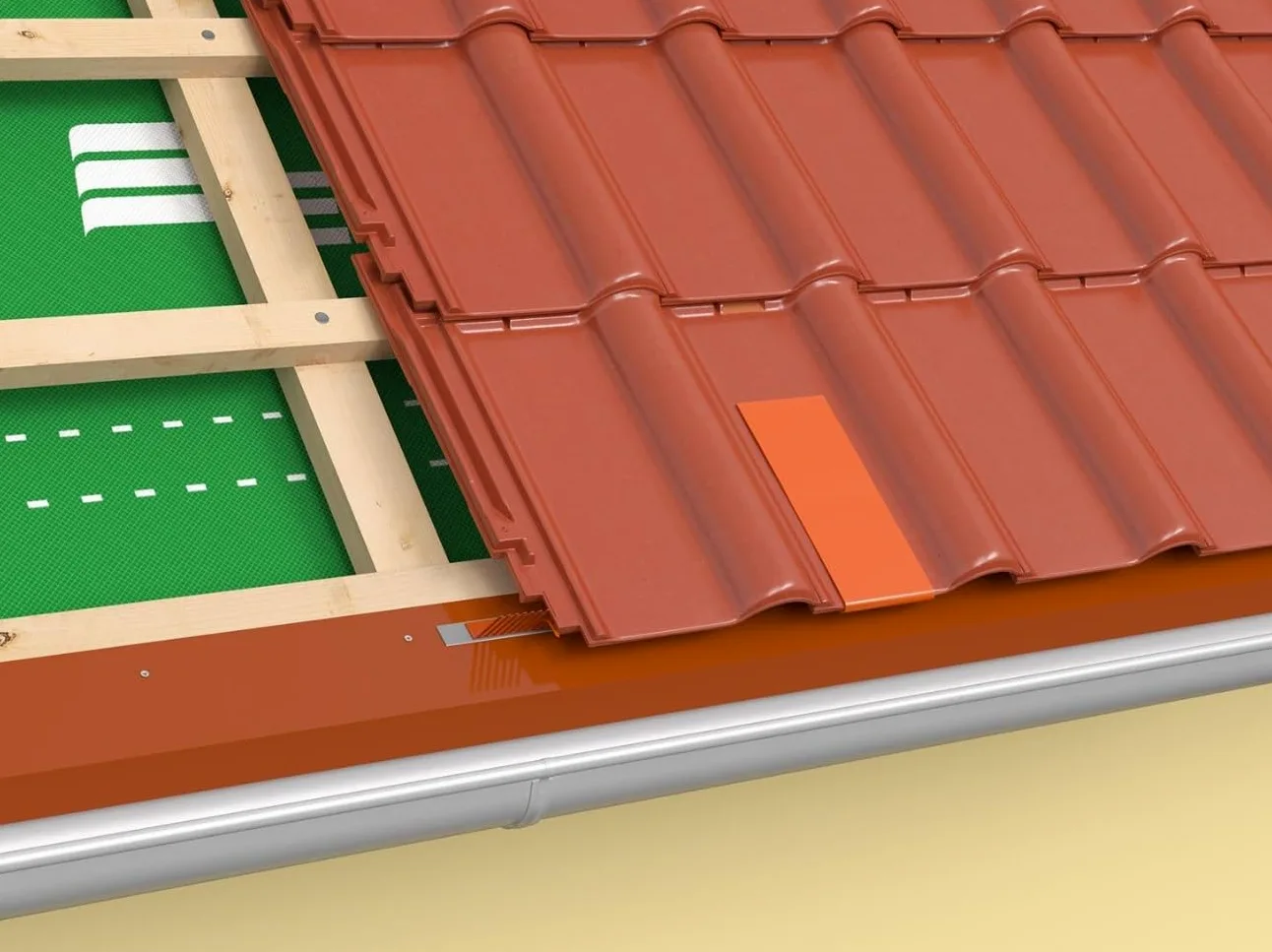 Flexby - Cinta adhesiva para techado (300 mm x 10 metros cuadrados), color marrón