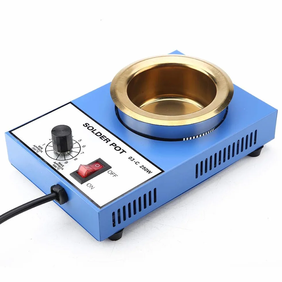 Baño de desoldadura para soldadura en maceta sin plomo de 100 mm 1200 g Capacidad 220 V (enchufe de la UE)(EU Plug(300W))