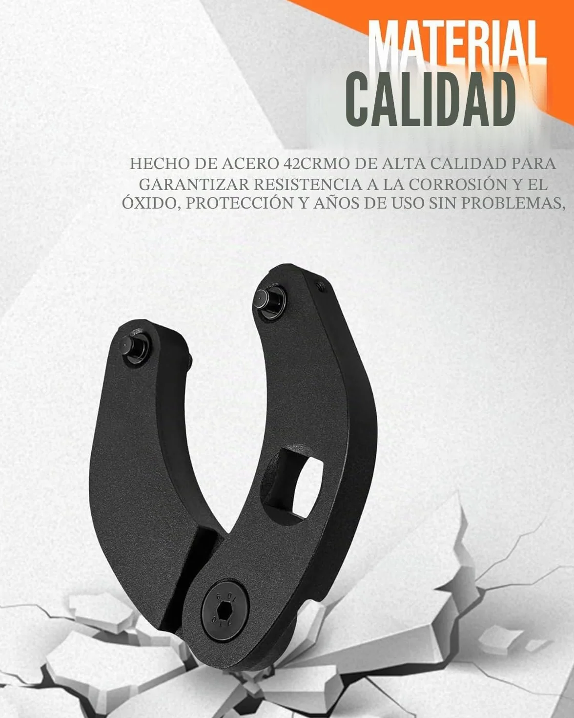 1266 Llave de tuerca ajustable universal para cilindros hidráulicos en la mayoría de los equipos agrícolas y de construcción