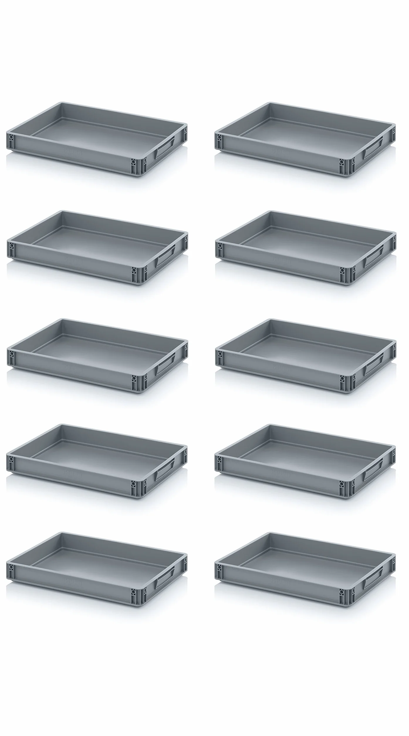 Eurobox 60 x 40 x 7,5 cm 10er Set Eurobehälter