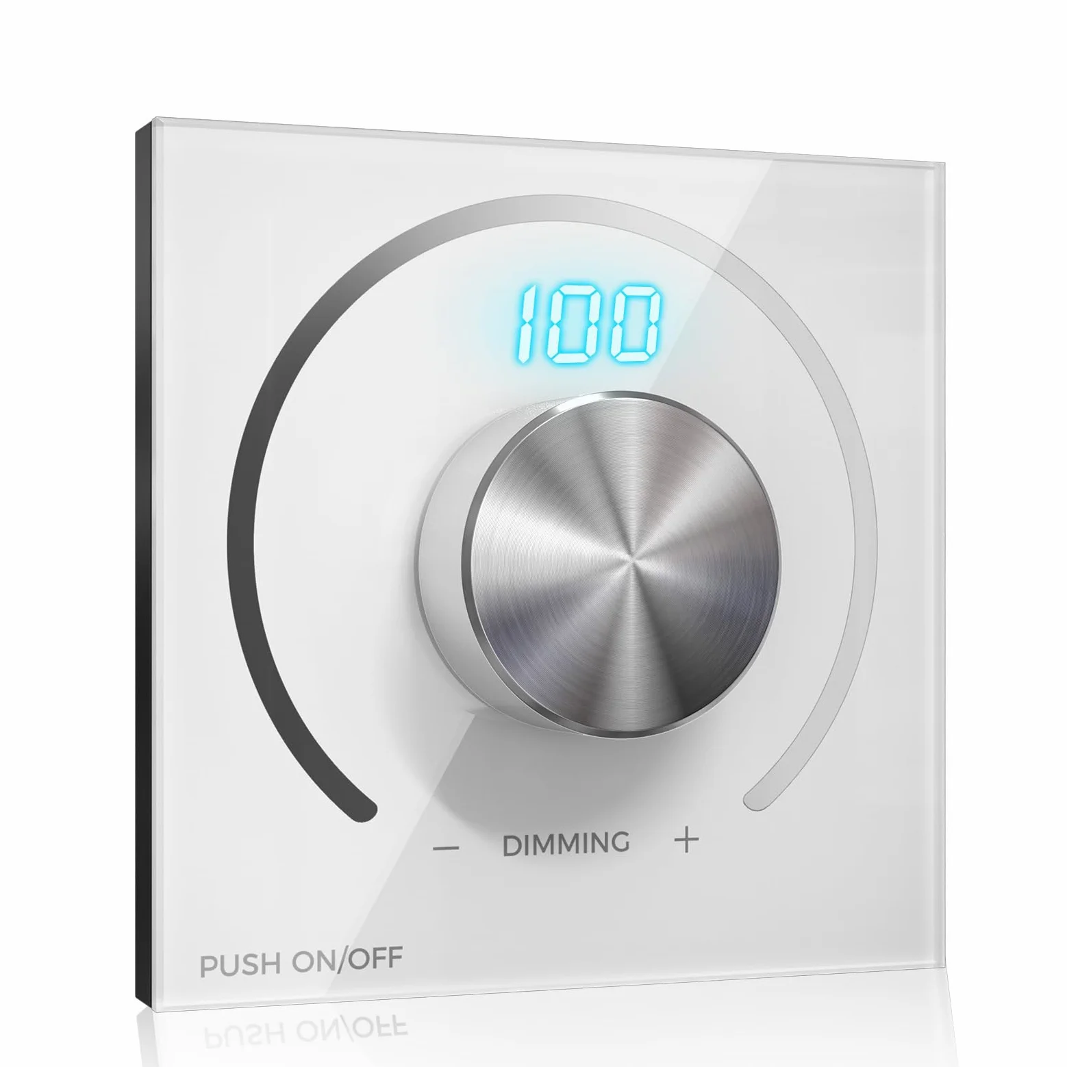 Reguladores de Intensidad DC 12-24V PWM con Pantalla Digital, Atenuador Dimmer LED para Caravanas, Barcos y Bombillas LED Regulables