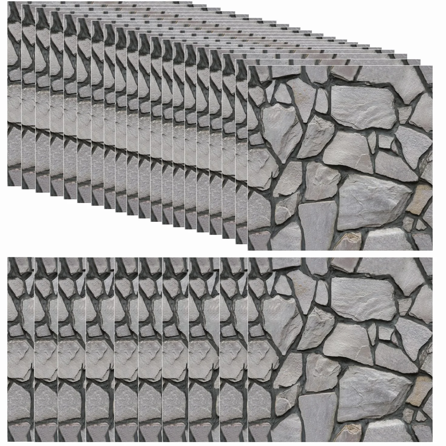 30 Piezas Papel 3D Ladrillo Pared Autoadhesivo, 30 x 30 cm Grueso Impermeable PVC Panel Decorativo Pared, Revestimiento de Paredes, Pegatinas 3D Pared para Paredes de Cocina, Oficina, Dormitorio