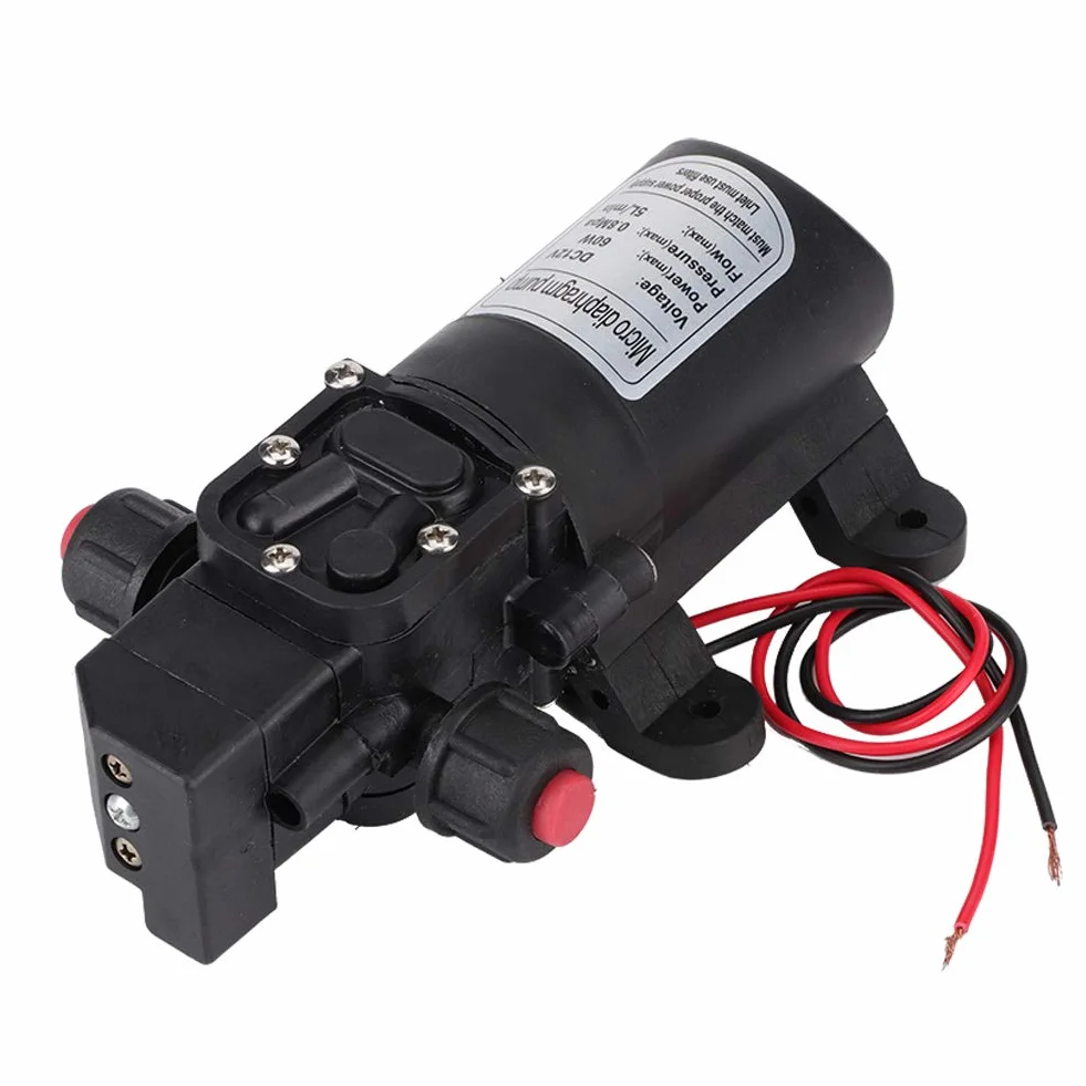 Bomba de agua automática de alta presión para caravana, barco, jardín, camión, barco, 12 V 60 W, 115 psi, 5 l/m