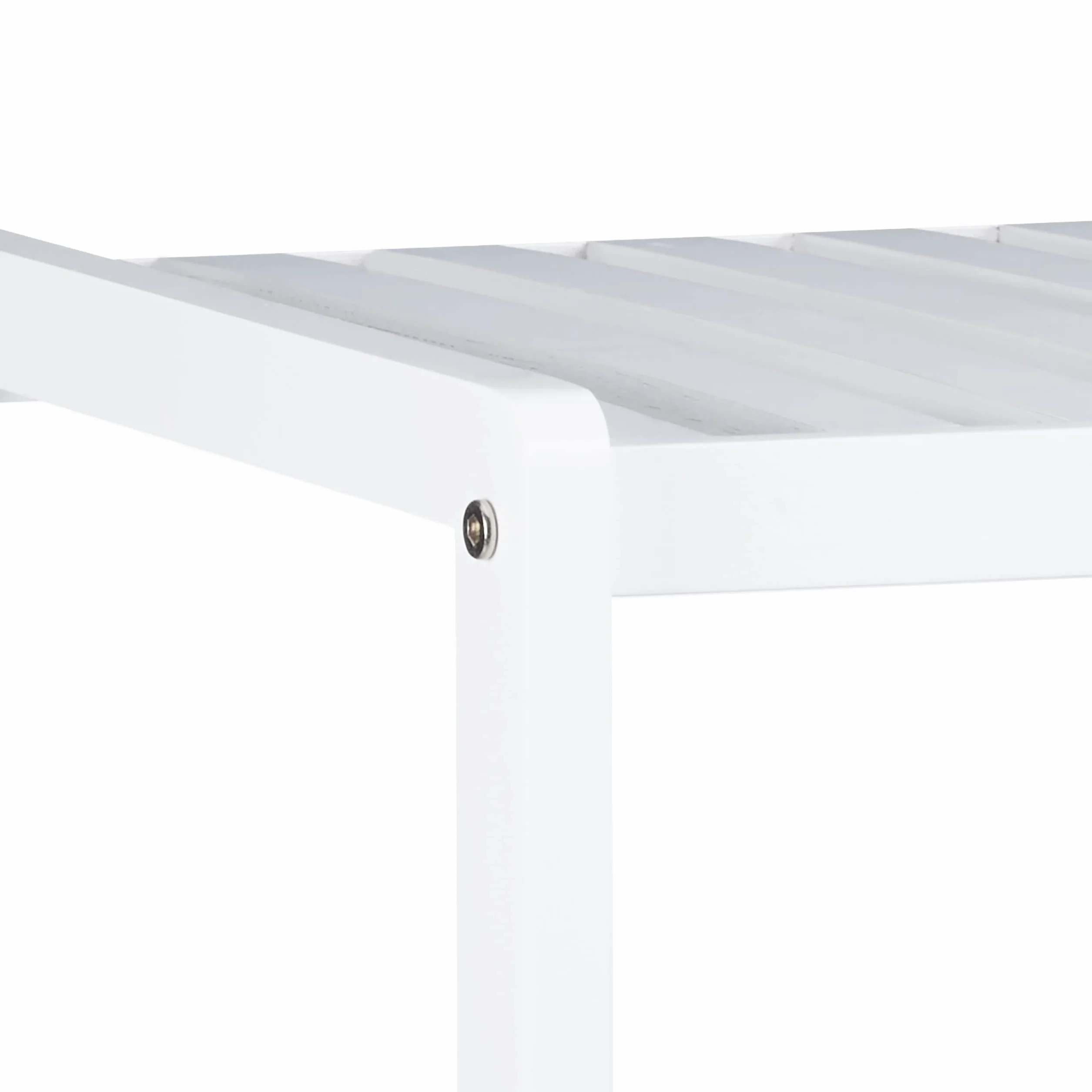 Relaxdays Estantería de bambú para baño 3 estantes 80 x 34,5 x 33 cm Blanco