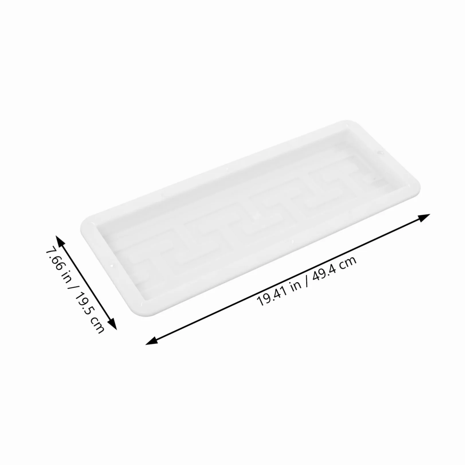 BESPORTBLE Molde de Plástico para Hacer Ladrillos de Cemento 45x15x3 Cm para Jardín y Patio Exterior, Molde Reutilizable para Adoquines Estilo Antiguo, Plantilla para Pavimento de Hormigón