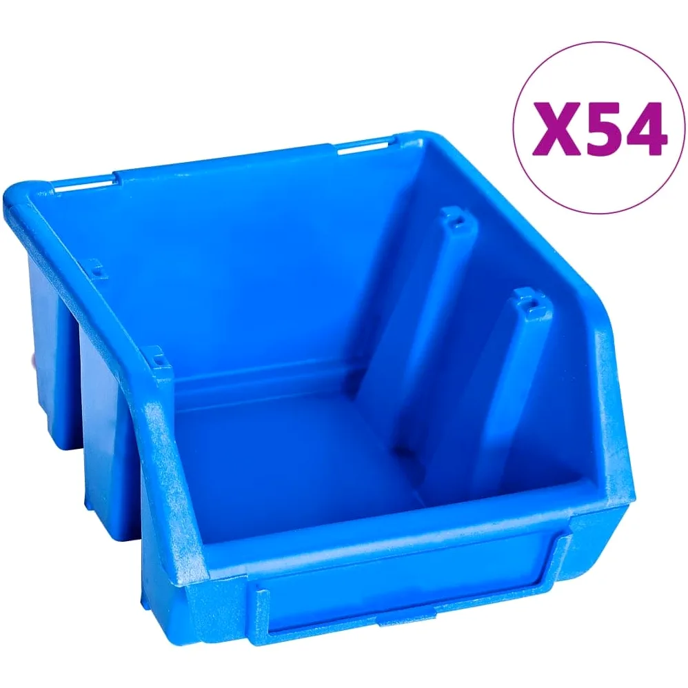 Genérico Kit de Cajas de almacenaje 96 Piezas con Paneles de Pared Azul,Bricolaje,Accesorios de Bricolaje,Organización y Almacenamiento de Herramientas,Armarios para herramientas-146282