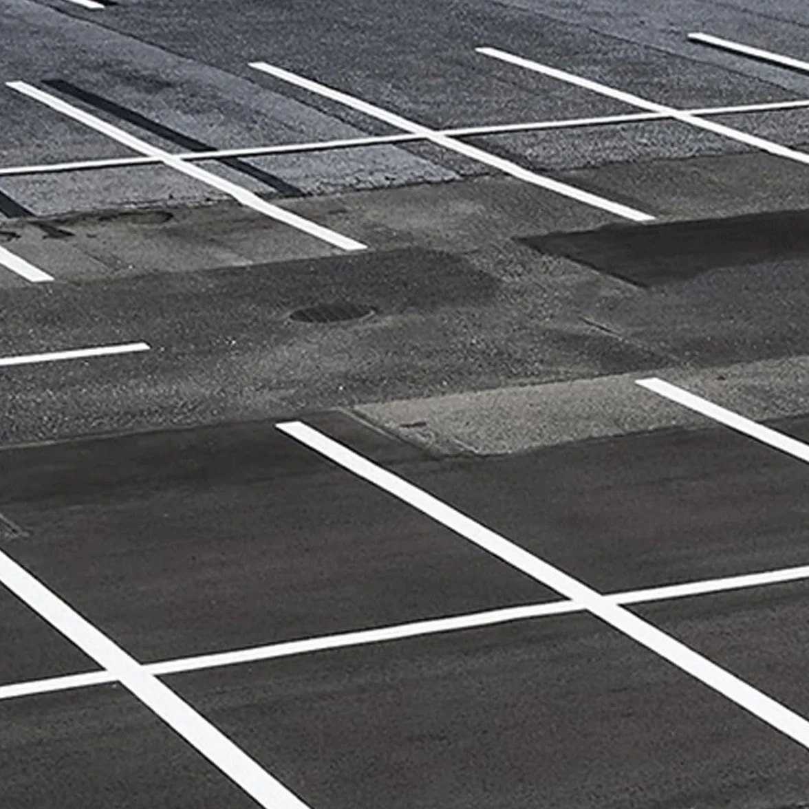 Plantilla Plegable para líneas de estacionamiento, señalización Vial precisa para Campos Deportivos, líneas de estacionamiento y pavimento.