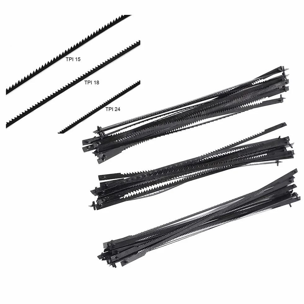 72 Piezas Hojas de Calar 127 mm Acero al Carbono Pasador Cruzado 15/18/24 Dientes
