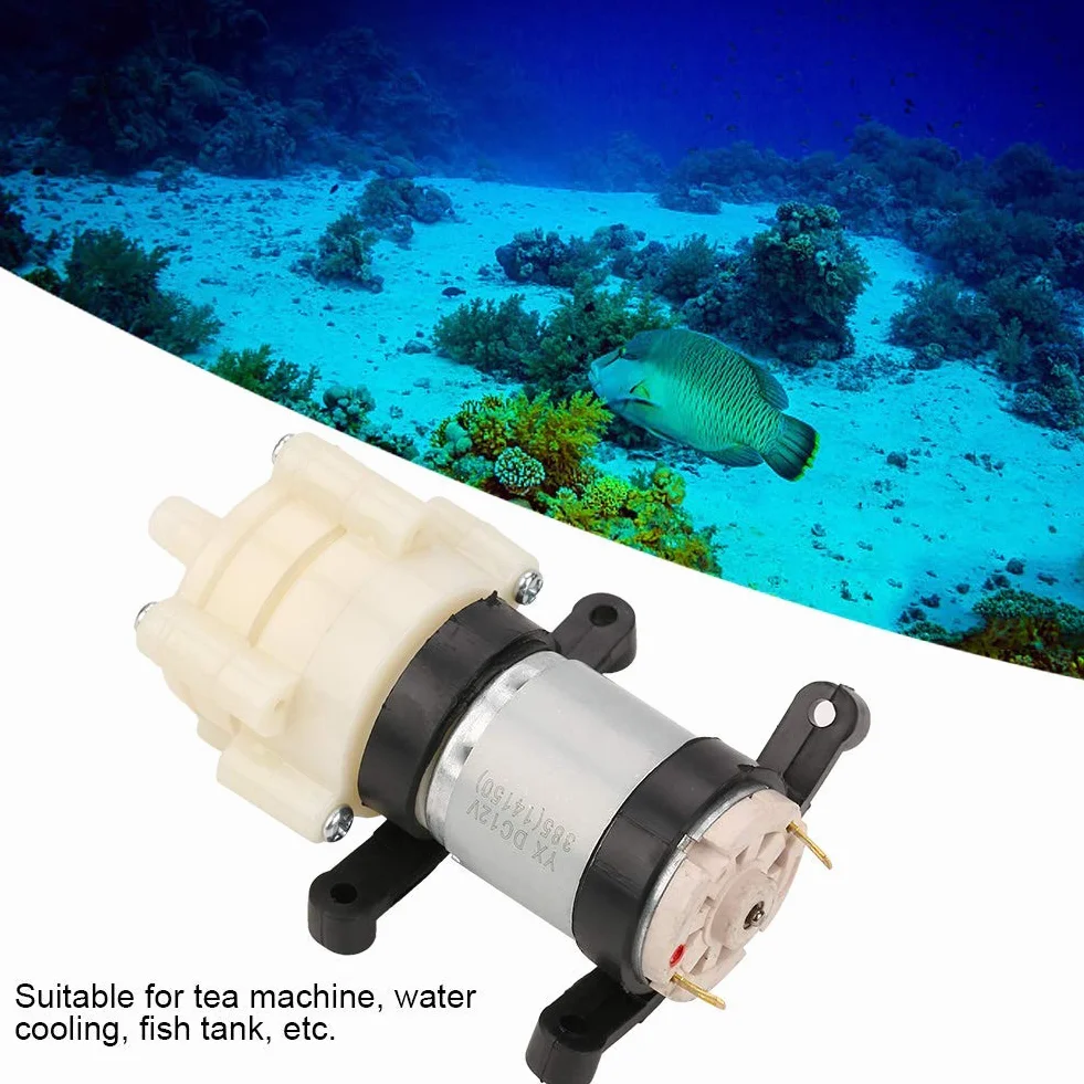 Bomba Agua Diafragma 12V Mini 1,5-2 L/min para Máquina de Té