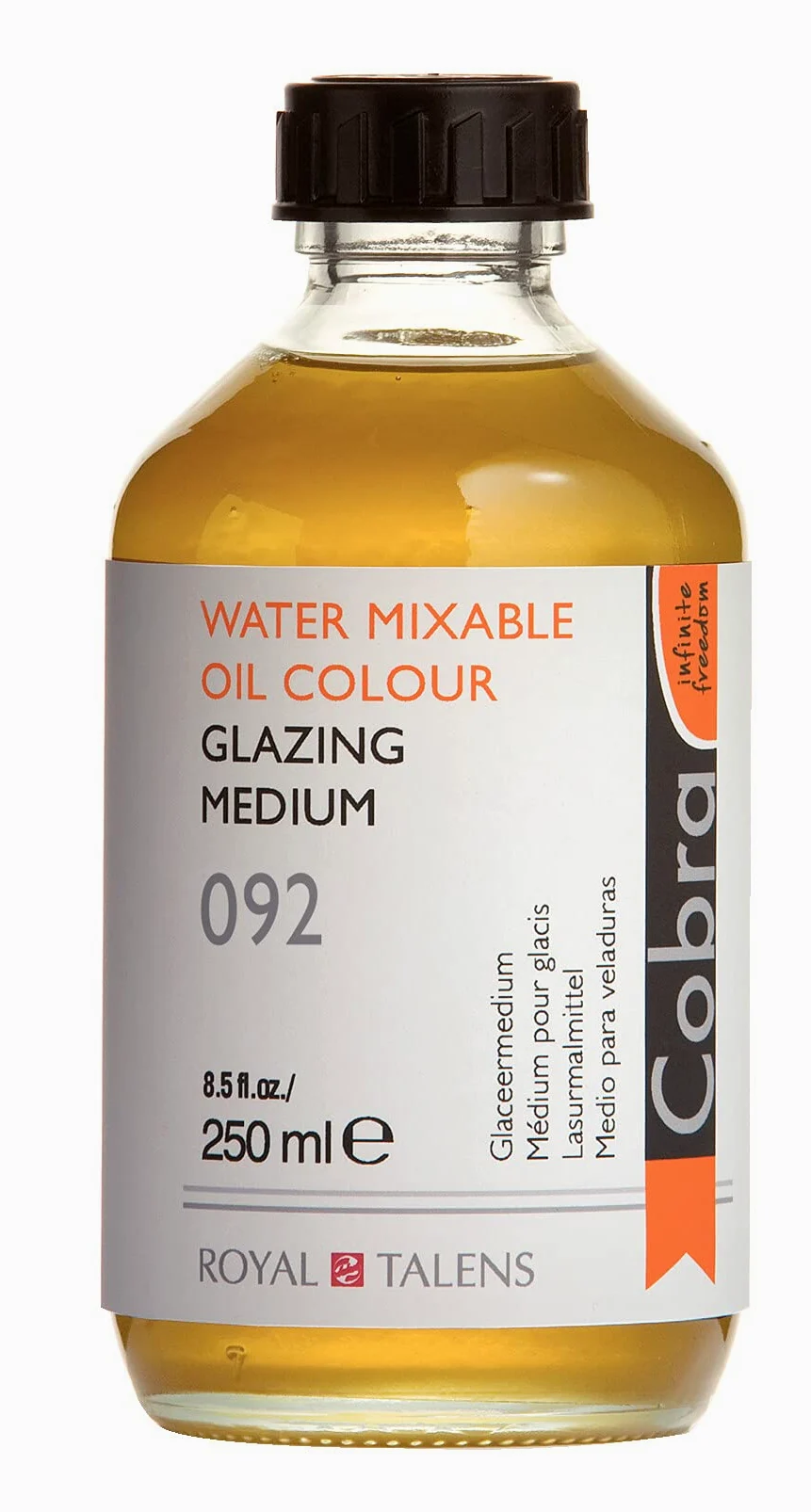 Cobra Royal Talens Water Mixable Oil : Glazing Medium : 250ml