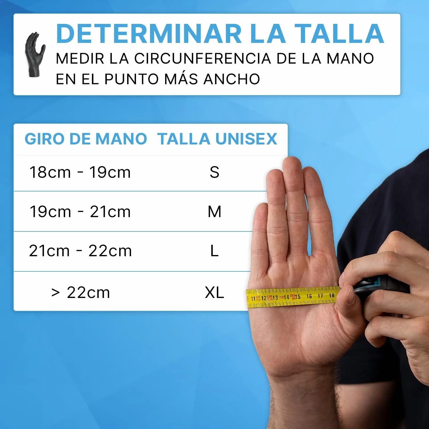 ARNOMED Guantes nitrilo M, 200 uds/caja, guantes nitrilo talla S, M, L o XL, guantes nitrilo negro, guantes de nitrilo sin polvo y látex, guantes negros nitrilo, guante nitrilo, guantes nitrilo negros