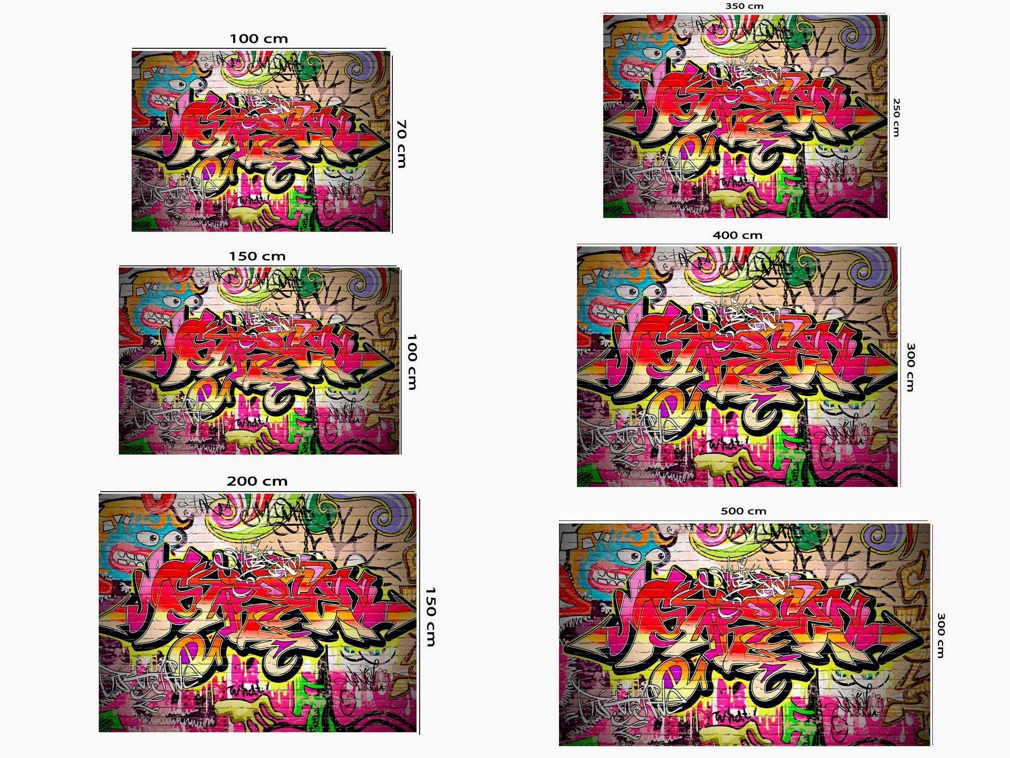 Oedim Fotomural Vinilo Para Pared Graffiti | Mural | Fotomural Vinilo Decorativo |150 x 100 cm | Decoración comedores, salones, habitaciones