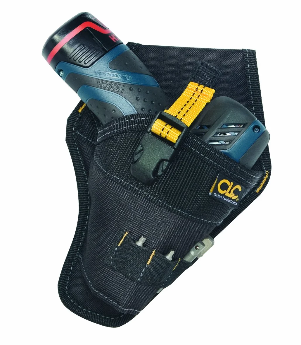 Custom Leathercraft CLC 5021 - Funda para Destornillador de Impacto, Color Negro