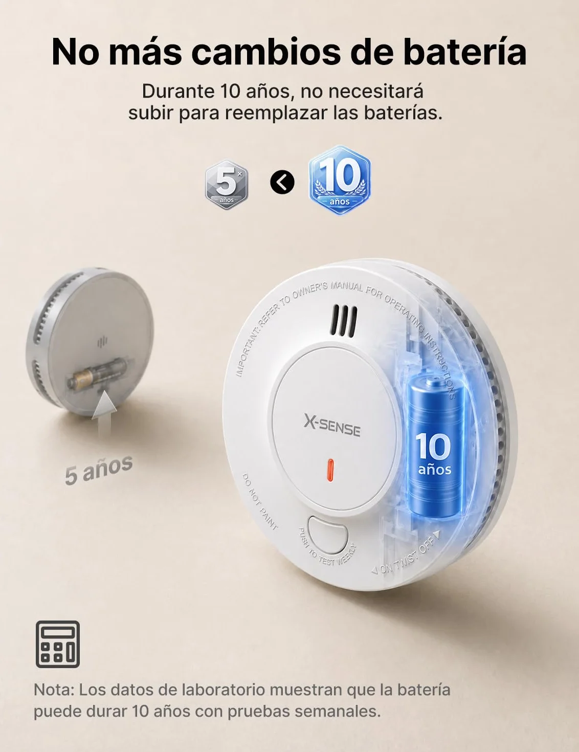 X-Sense Detectores de Humo Inteligentes con Estación Base SBS50, Sistema de Alarma Interconectado, Compatible con la App X-Sense, Modelos SD11-MR61