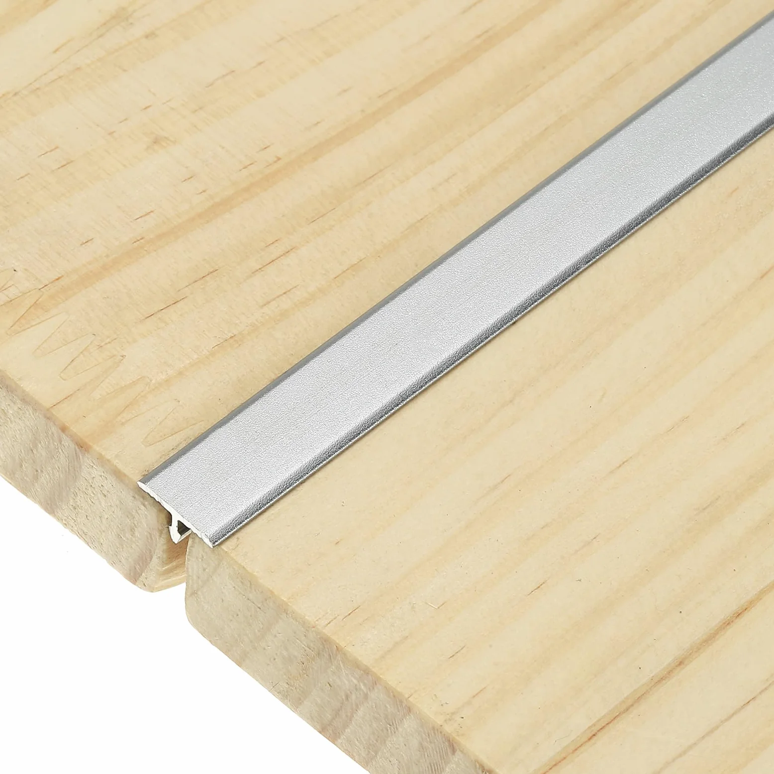 QUARKZMAN 3 Piezas De Tiras De Transición 9m x 10mm L x A Color Gris Mate | T-Molding, De Aleación De Aluminio, Para División De Pisos De Vinilo Y Bordeado Para Huecos En Suelos Y Puertas