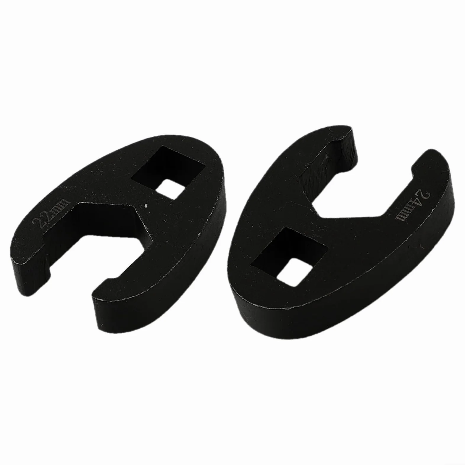 Juego de llaves de pata de gallo resistentes, 15 llaves métricas de tuerca acampanada de 8 a 24 mm, llaves de extremo abierto con trinquete de 3/8 y 1/2, kit de herramientas profesionales para