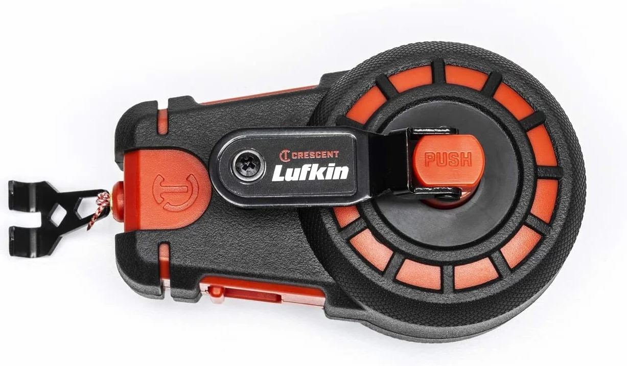 Lufkin CL50 Tiralíneas 50 ft/15 m Compacto con Tiza Azul