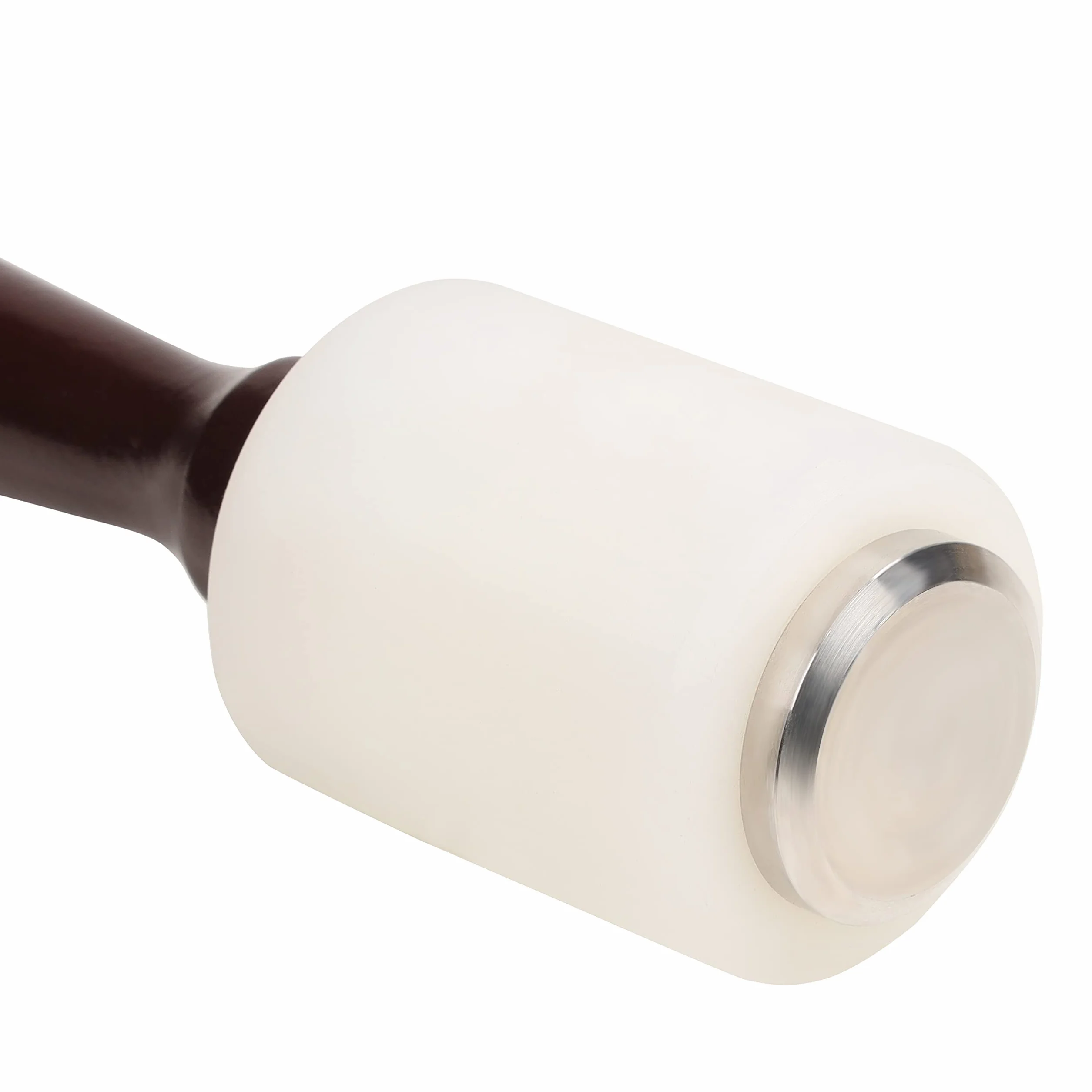 Martillo Nylon para Cuero 20,5 cm – Mazo Goma de Nailon con Mango de Madera para Tallar – Coser Cuero, Artesanía en Piel, Tallado, Perforar y Estampar – Kit Herramientas Manualidades