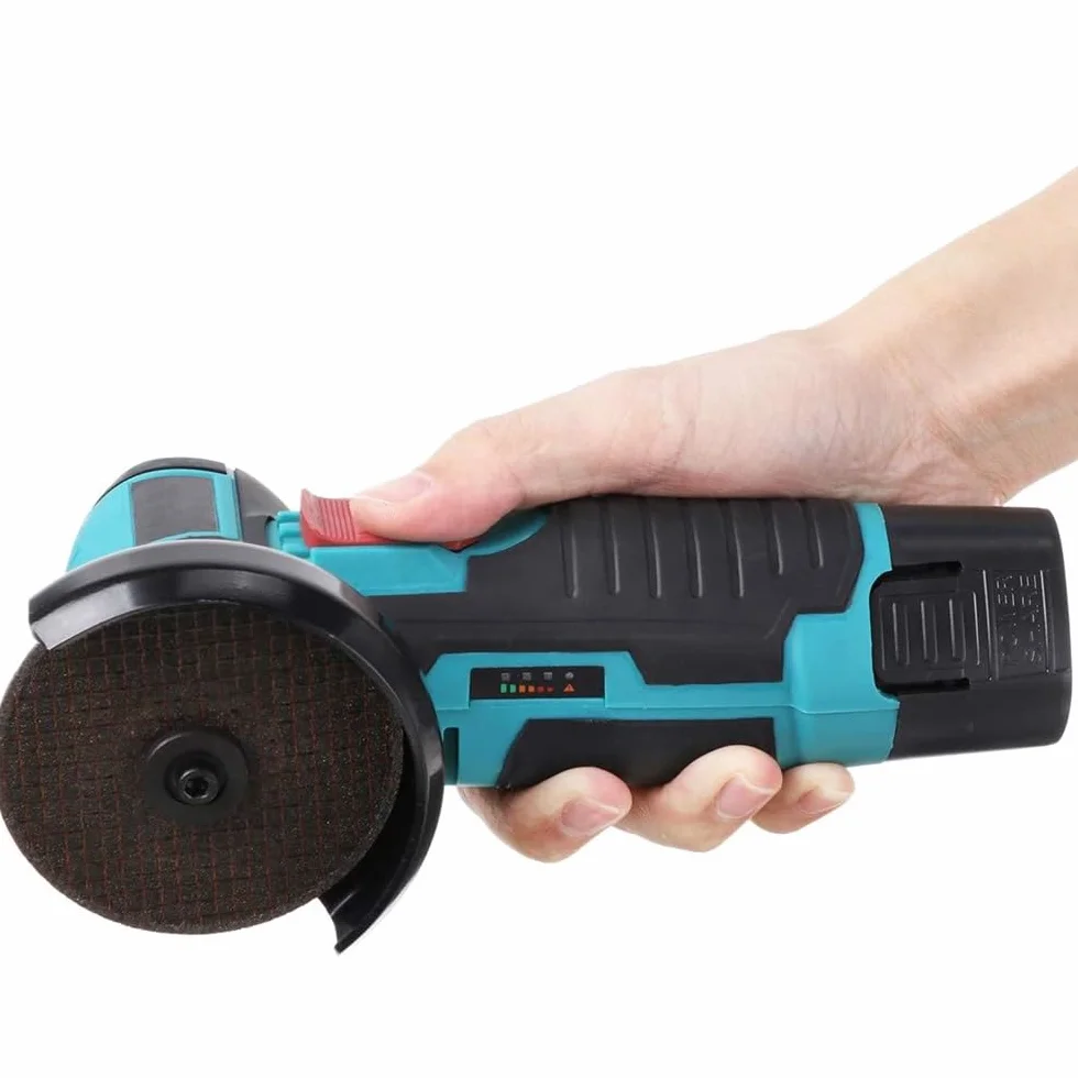Mini Amoladora Angular Recargable de Doble Batería de 12V para Pulir, Lijar y Cortar