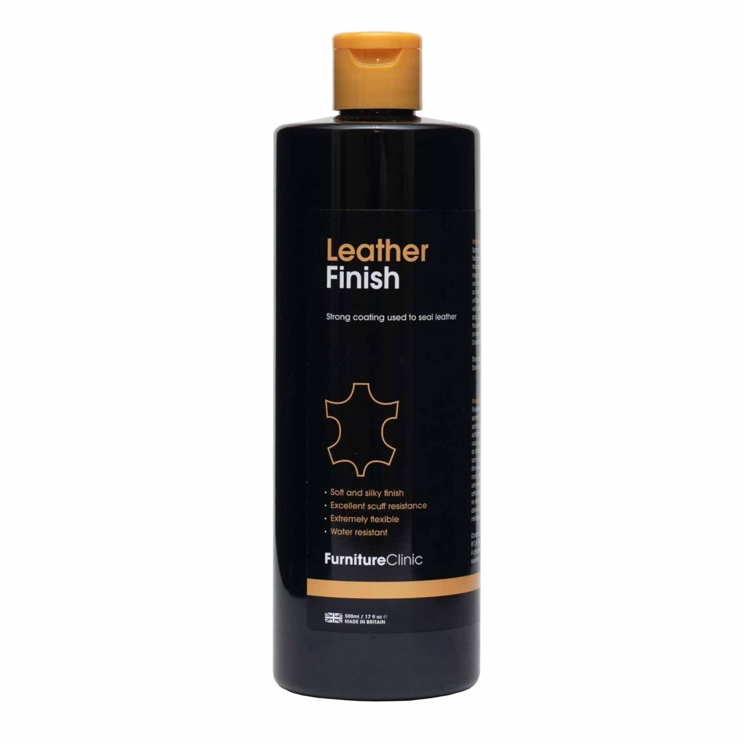 Furniture Clinic Sellador de piel 250 ml acabado mate para sofás de cuero