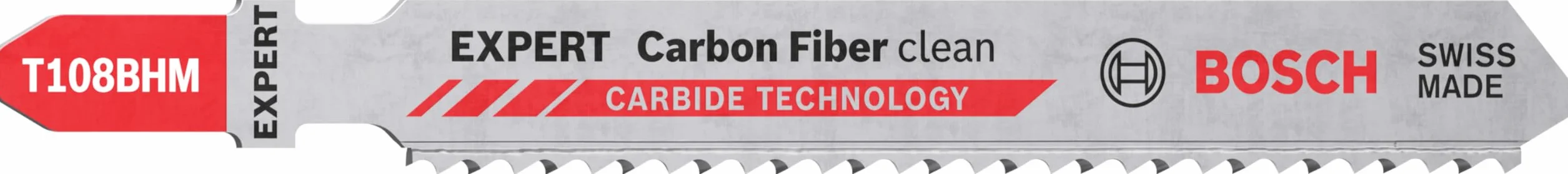 Bosch Professional 3x Hojas de sierra de calar Expert ‘Carbon Fiber Clean’ T 108 BHM (para Plásticos con fibra GFK, CFK, Longitud 92 mm, accesorios Sierra de calar)