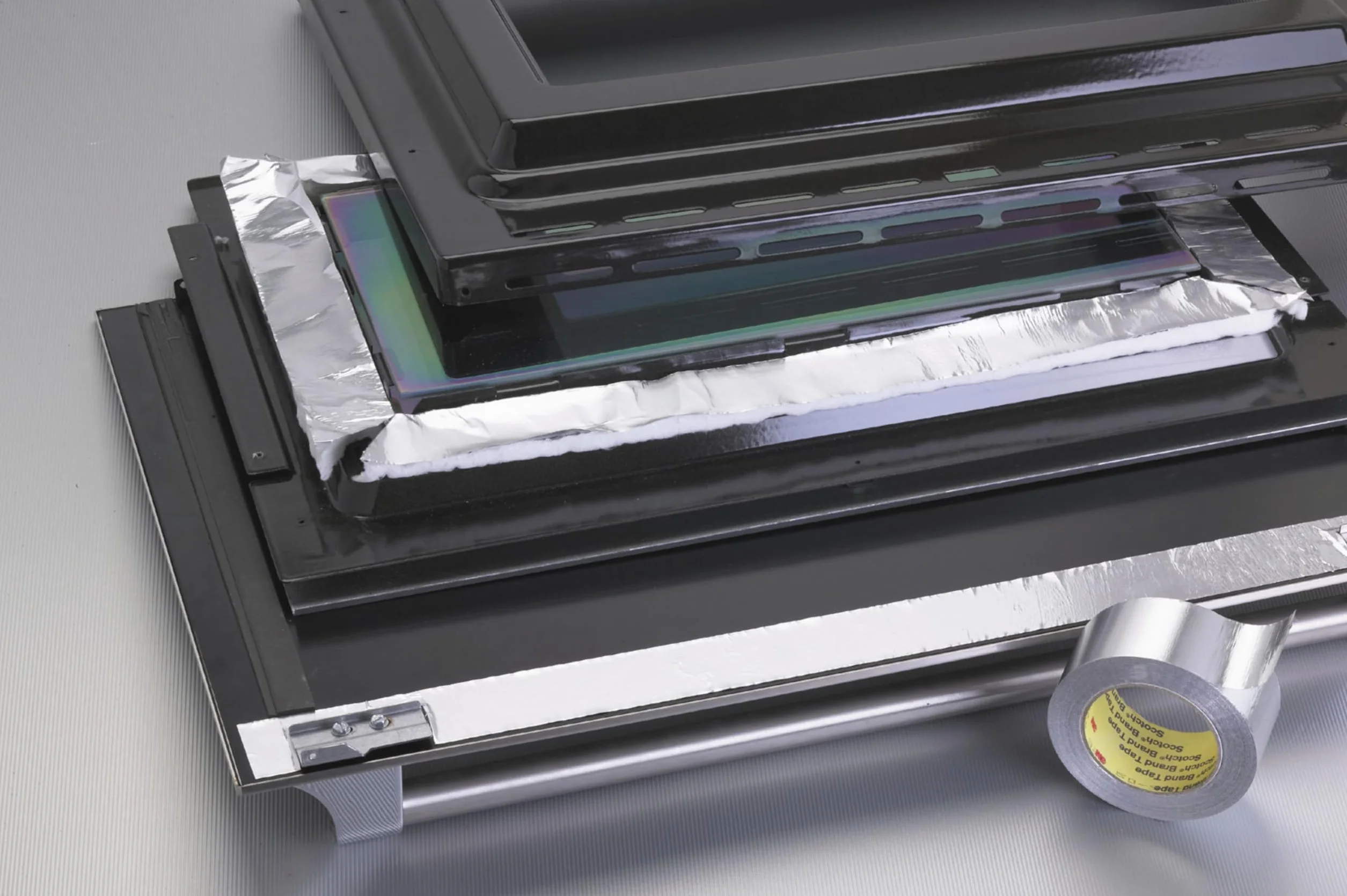3M Cinta de Aluminio 425, 50 mm x 55 m, 0.12 mm