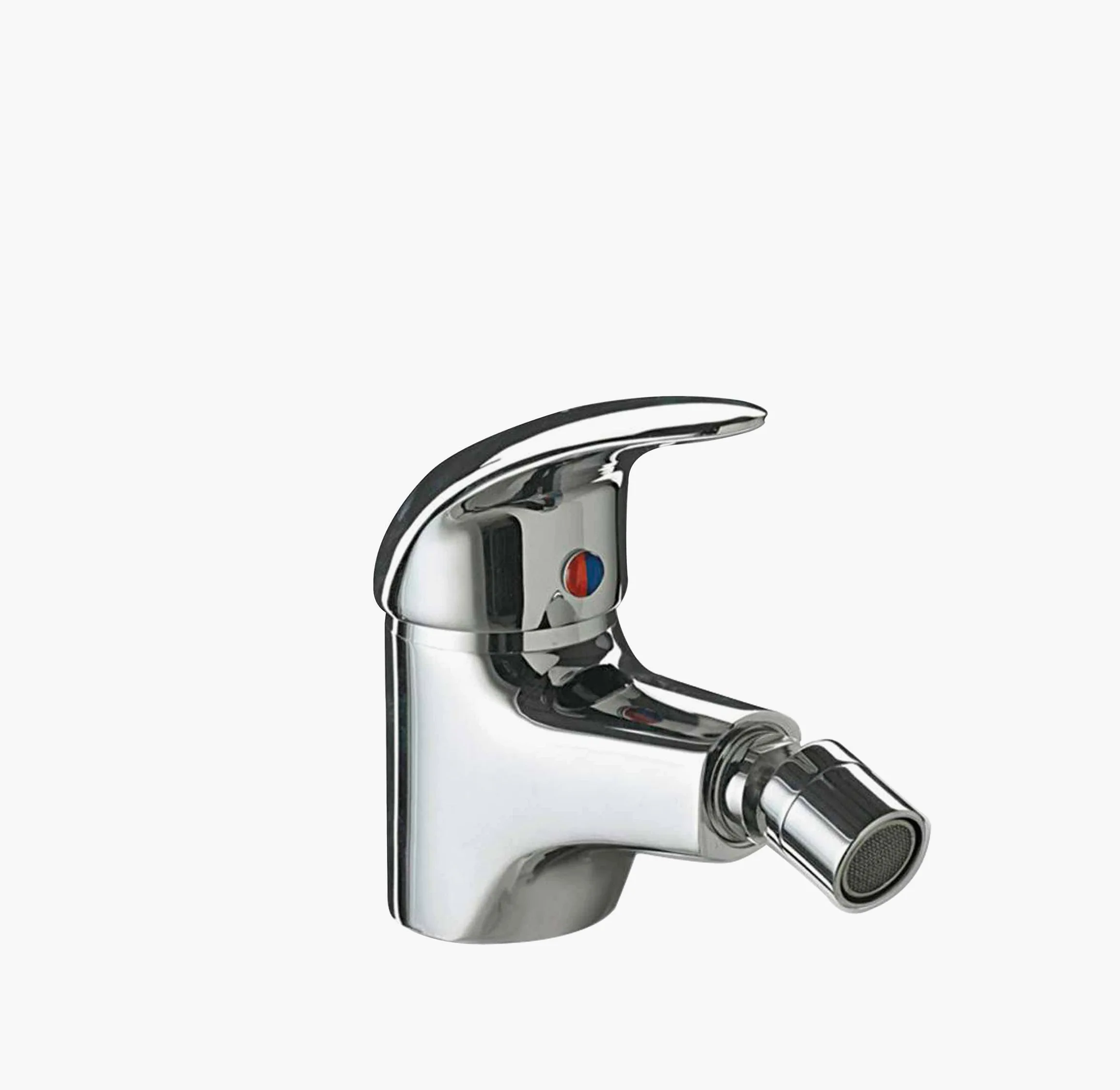 Grifo de Bidé Monomando con Mezclador de Agua Fría y Caliente de 11x12cm en Acabado Cromado de Zinc para Lavabo de Baño - Diseño Elegante con Alta Durabilidad y Resistencia al Desgaste