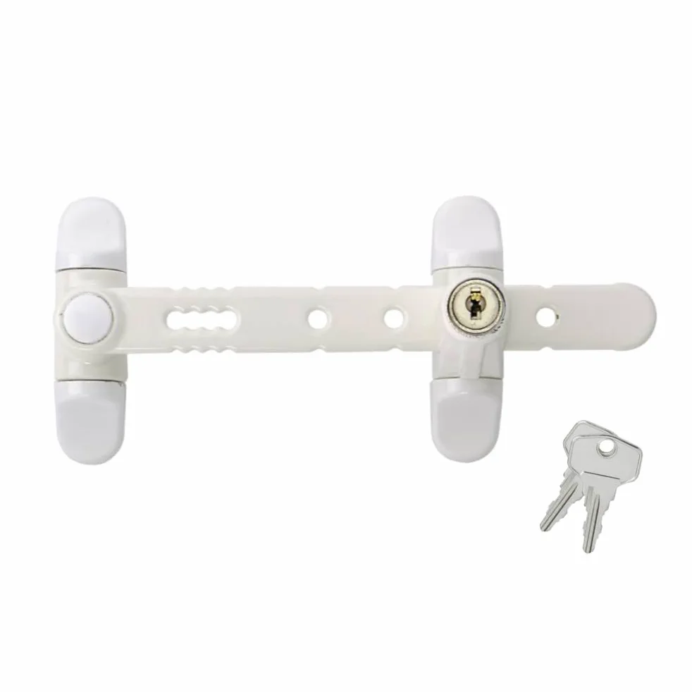 Socona l6 C – Cierre con llaves para ventanas, color blanco