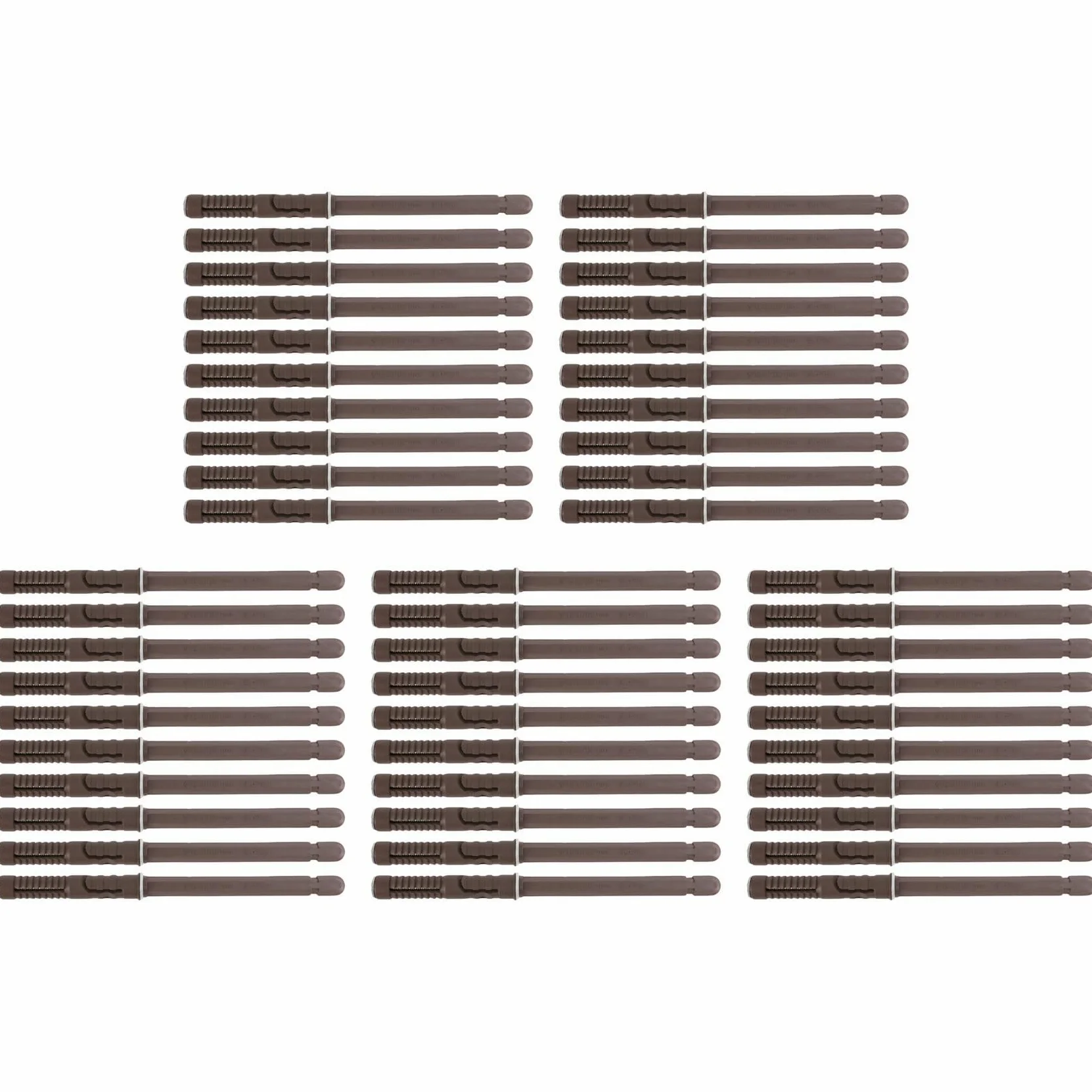 Soportes de Estantería Flotante - Paquete de 50 Soportes de Estantería de Madera de Carga Pesada Diy Hardware Ajustable Soportes Ciegos de Estantería 120 Lbs
