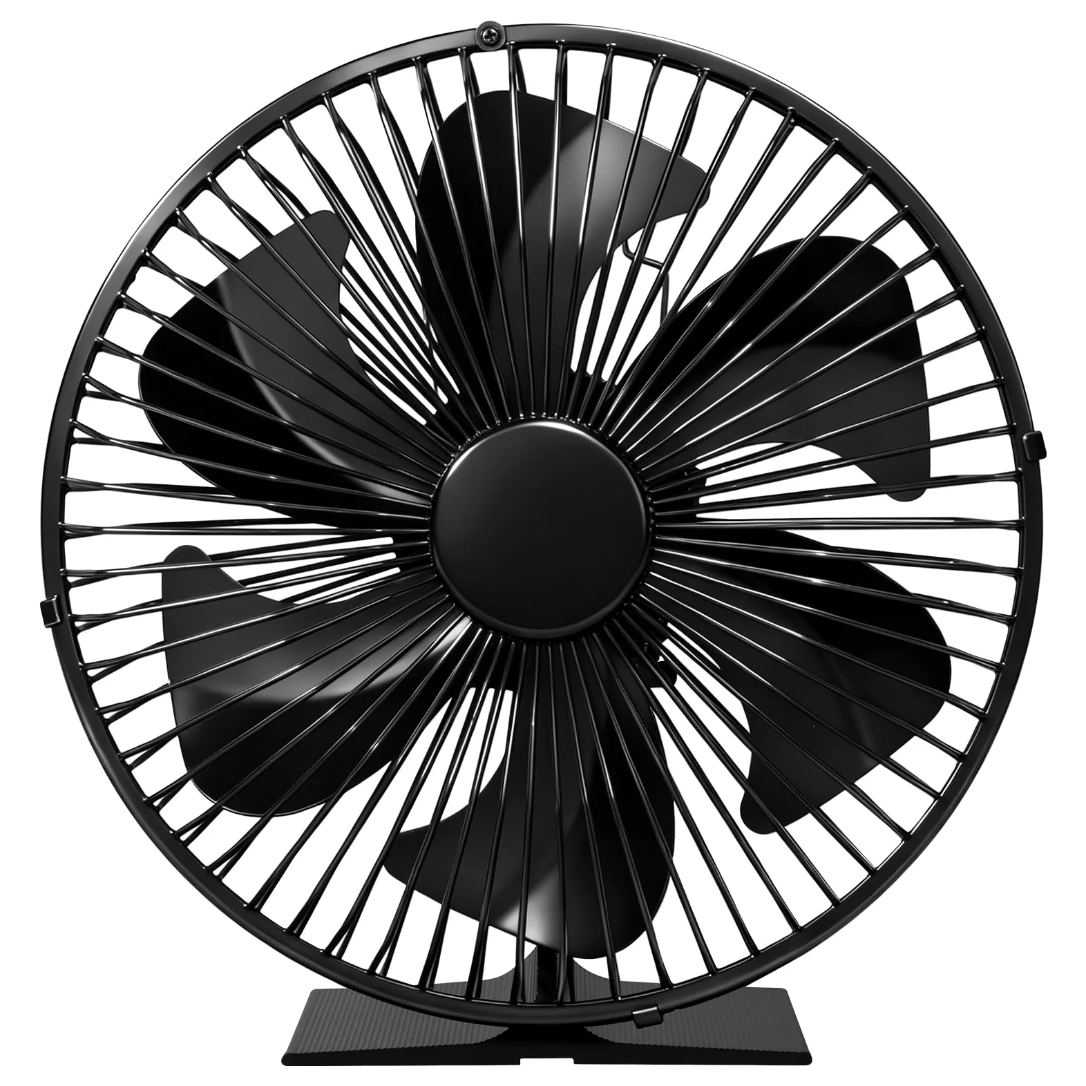 JossaColar Ventilador para Estufa y Chimenea con Rejilla de Protección | Ventilador de 6 Aspas para Tubos de Estufa | Ventilador para Chimenea sin Electricidad