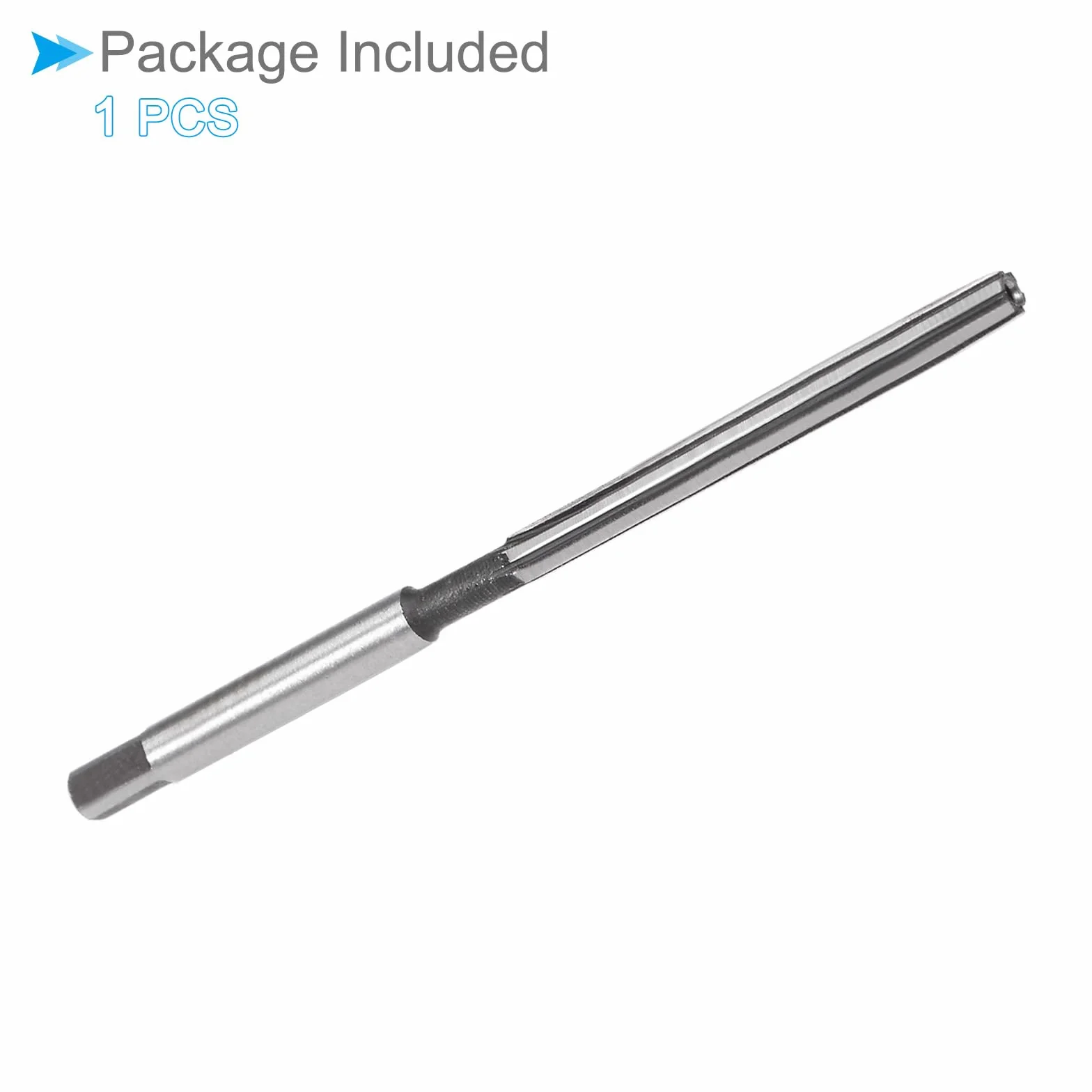 Escariador Manual 3 mm 6 Flautas H8 Acero Aleado Vástago Recto para Aluminio Hierro Cobre Plástico Madera