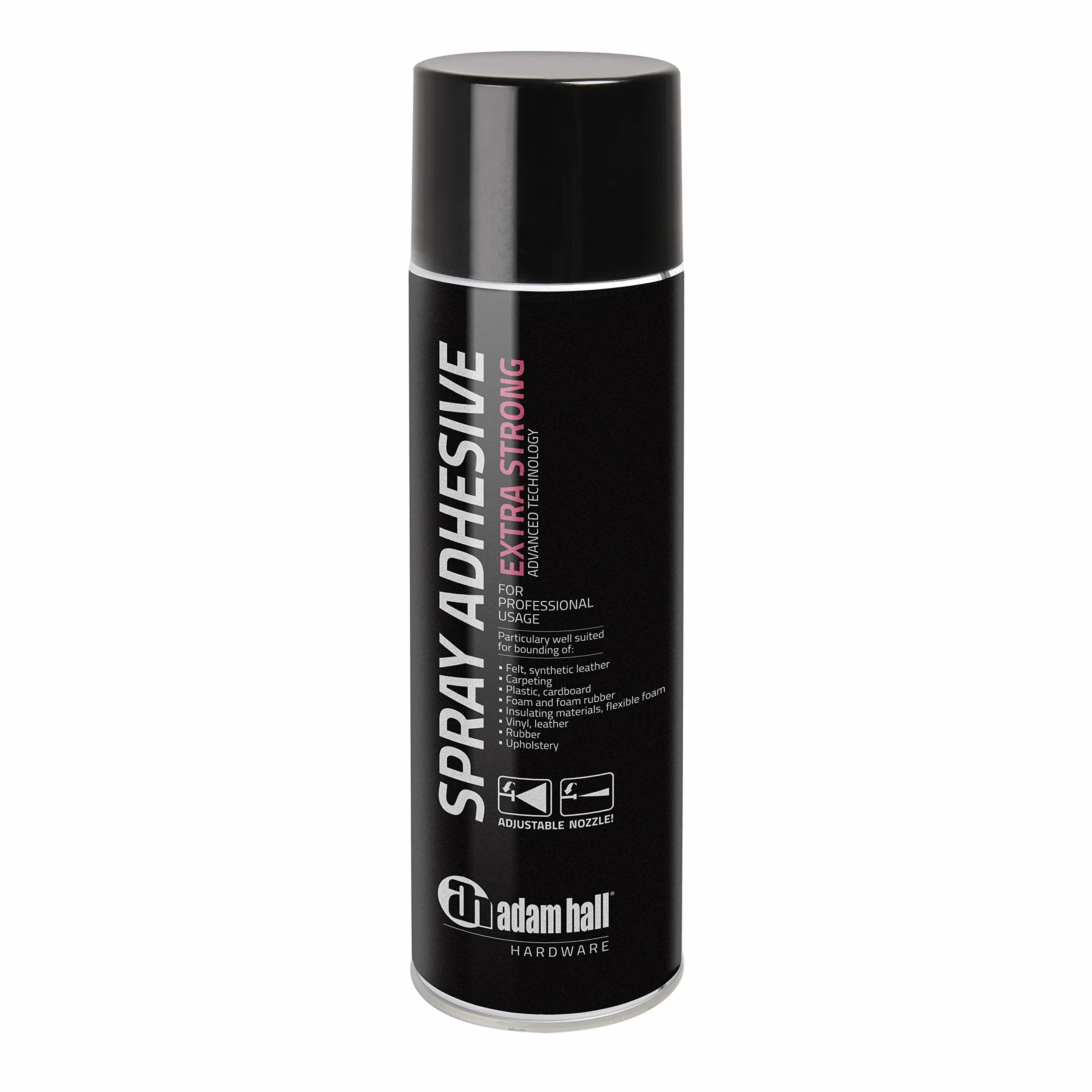 Adam Hall Hardware 01366 - Spray adhesivo en lata, extrafuerte, 500 ml