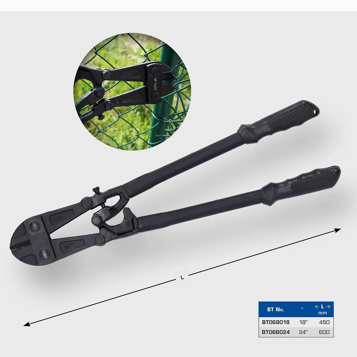 BRILLIANT TOOLS BT068024 Cizalla de corte 24", 600 mm [Powered by KS TOOLS]