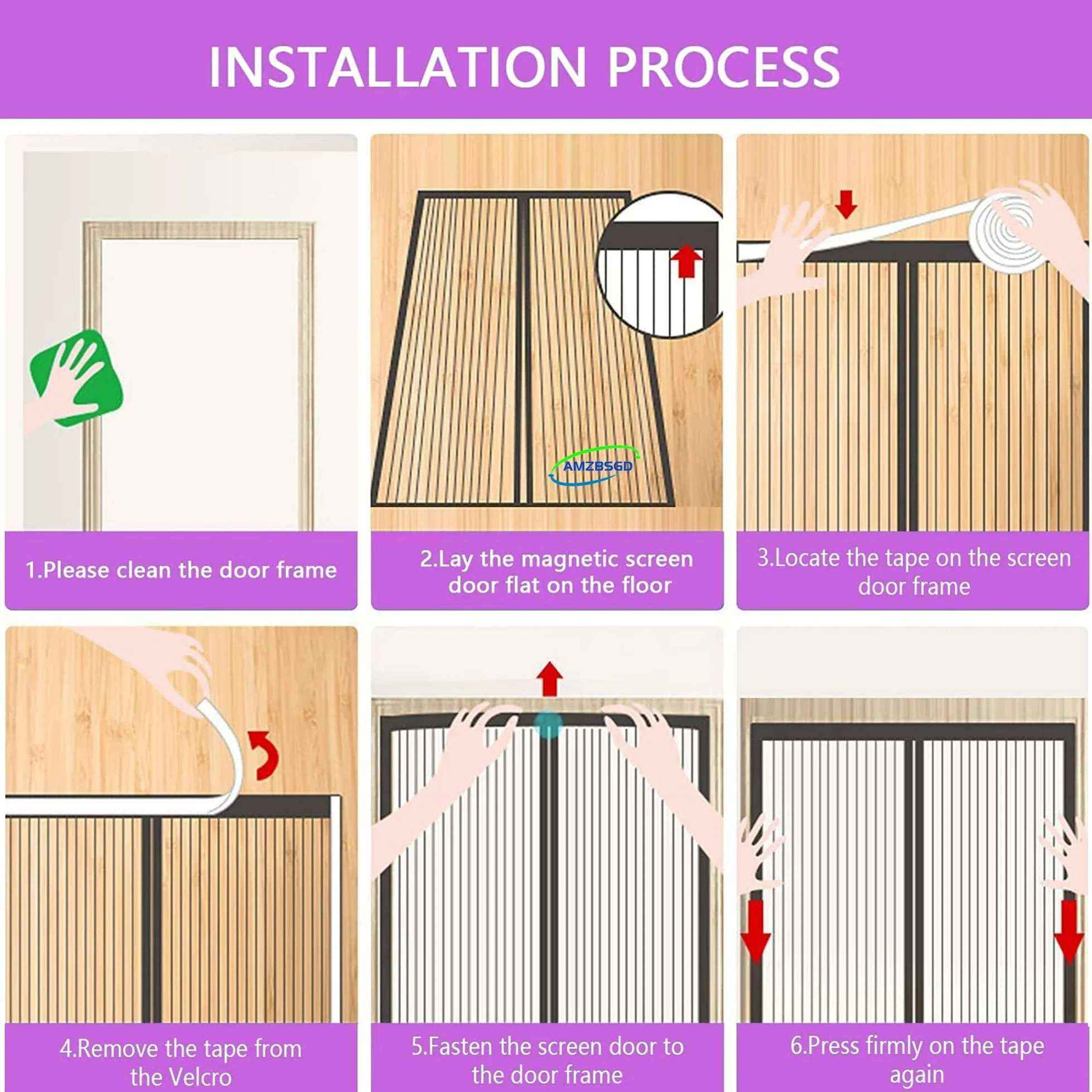 Mosquitera Ventanas Magnetica, 250x230 cm Malla de Fibra Impenetrable Súper Resistente, 2 Rollos Cinta Adhesiva Desprendible, Totalmente Magnética, Cierre Automático- Gris H