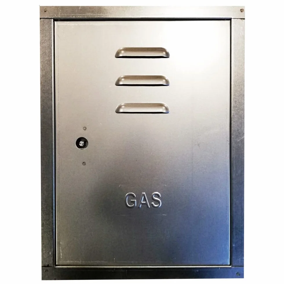 Puerta galvanizada para contador de gas (45x60 cm)
