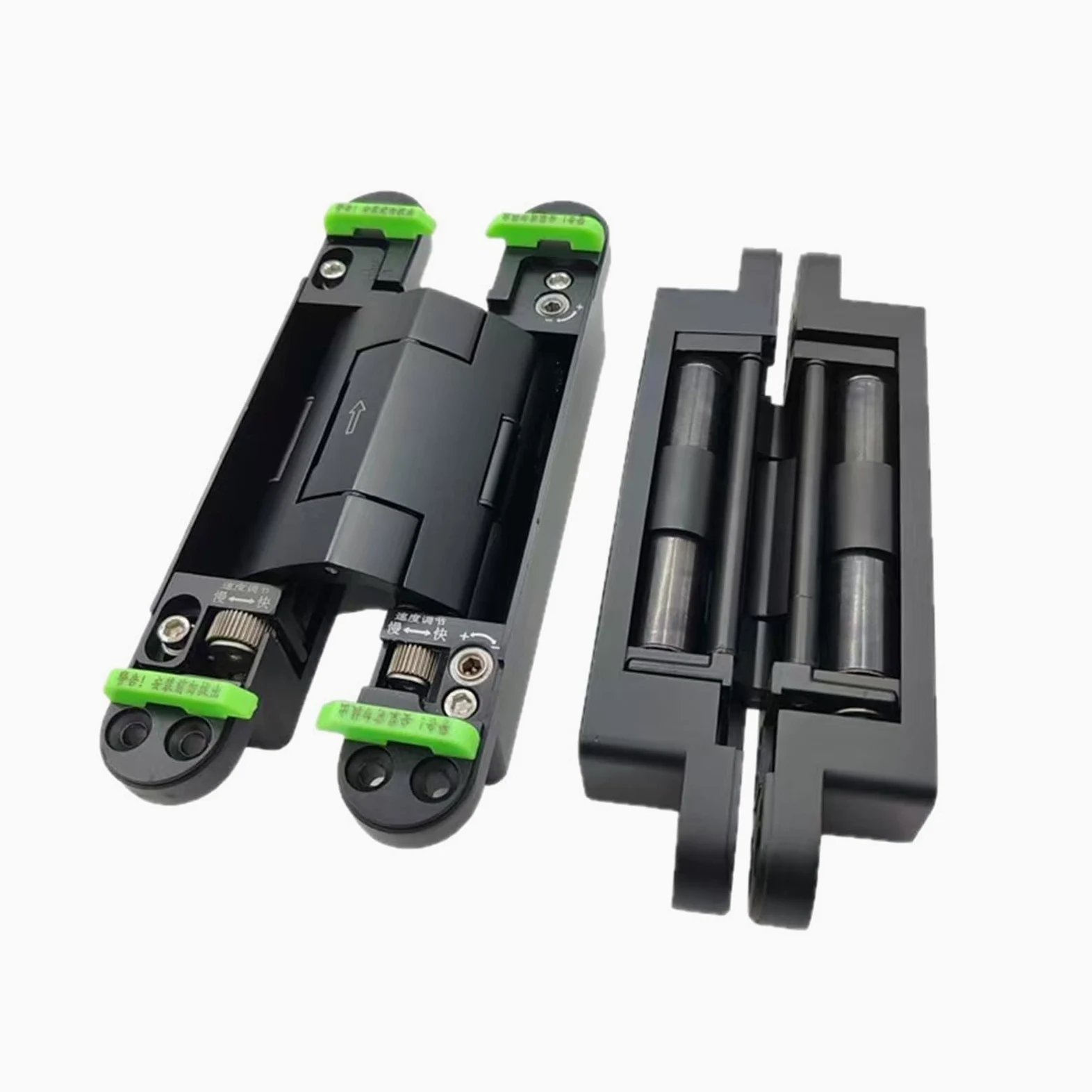Bisagra amortiguadora tridimensional hidráulica oculta 90 grados 1 pieza(Blackload-bearingemptyhinge)
