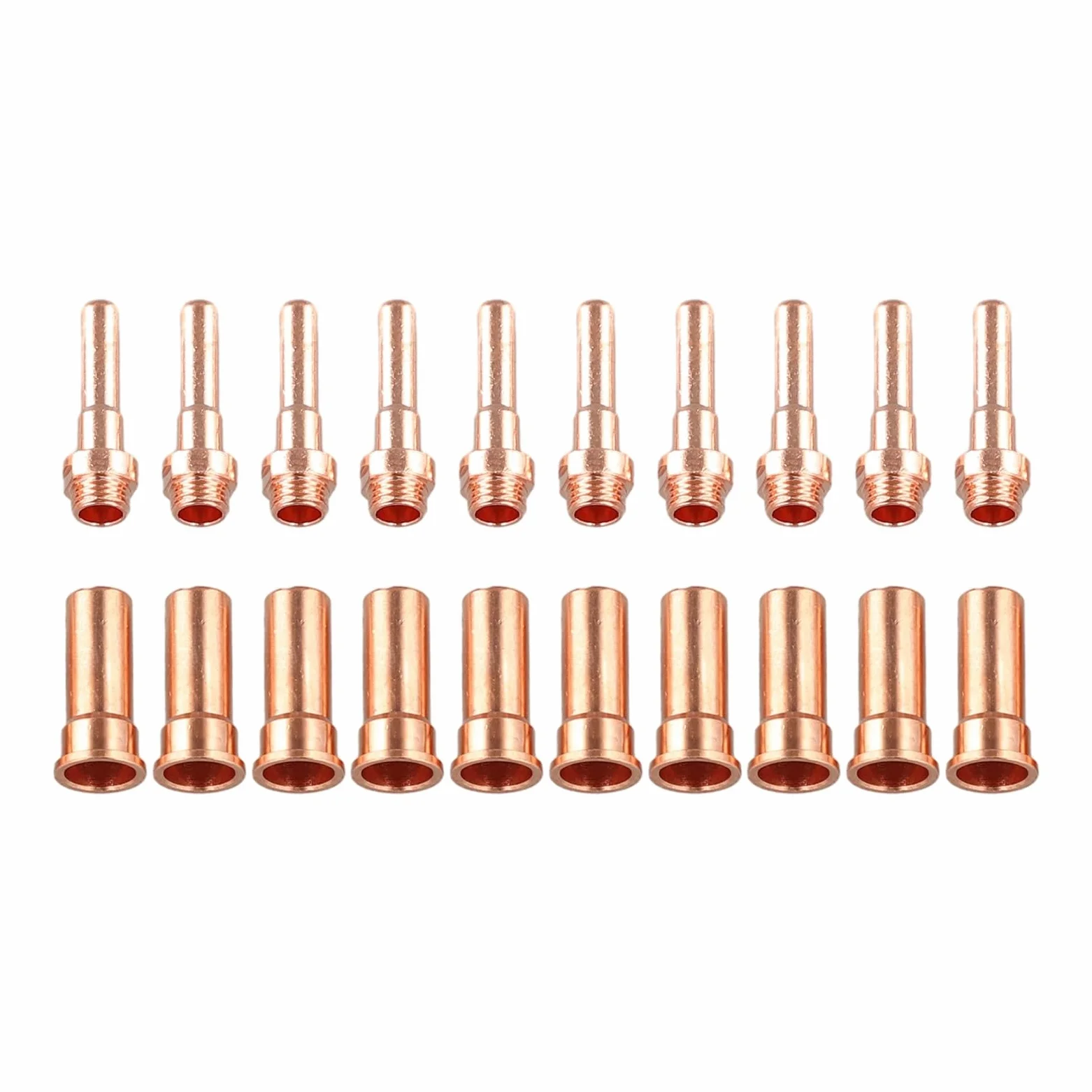 Juego de puntas y electrodos de boquilla de antorcha de plasma, paquete de 20 piezas de repuesto para soplete de corte de plasma Cebora CP-70, incluye modelos 1403 y 1395 para corte de metal