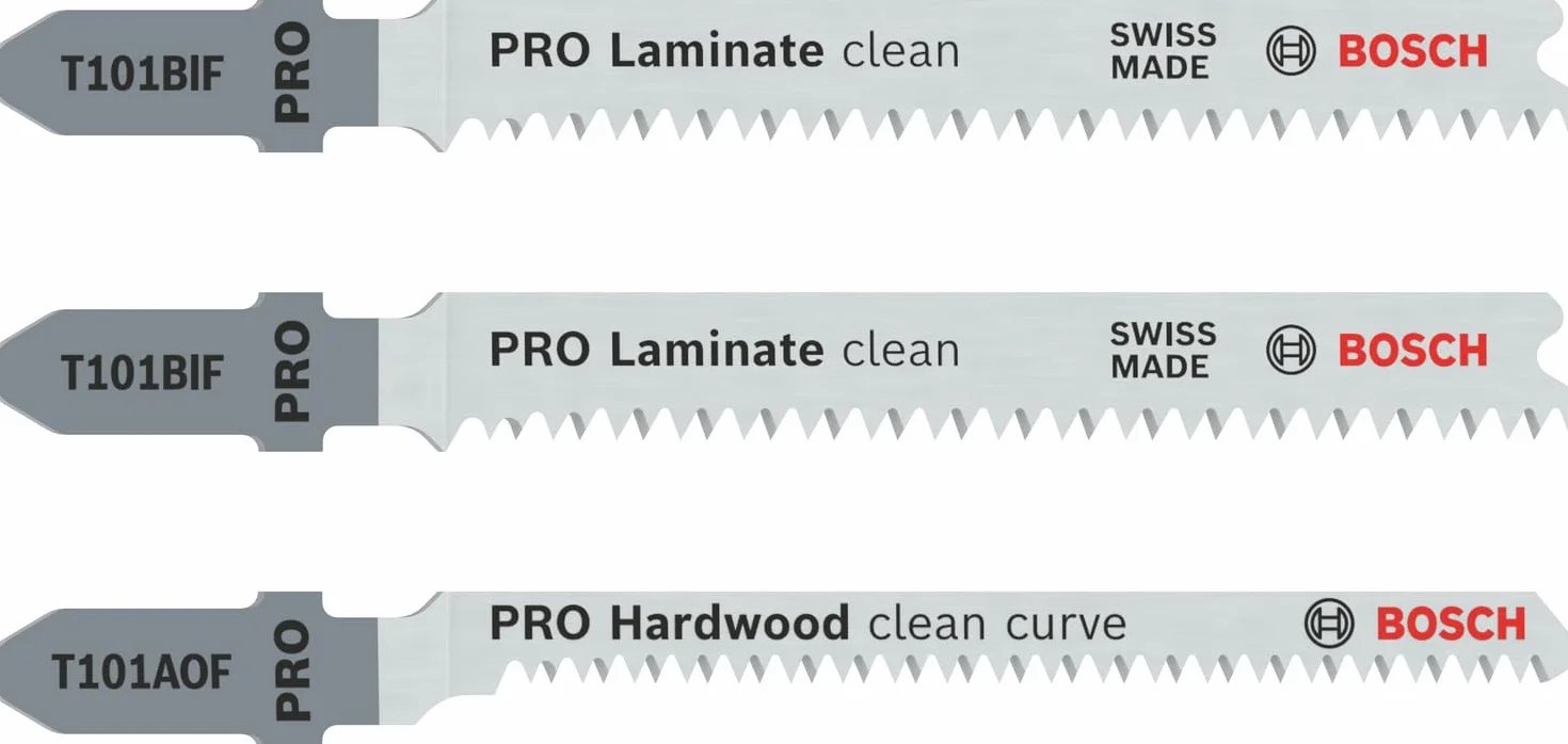 Bosch Professional Laminate Corte Recto, 3 sztuki