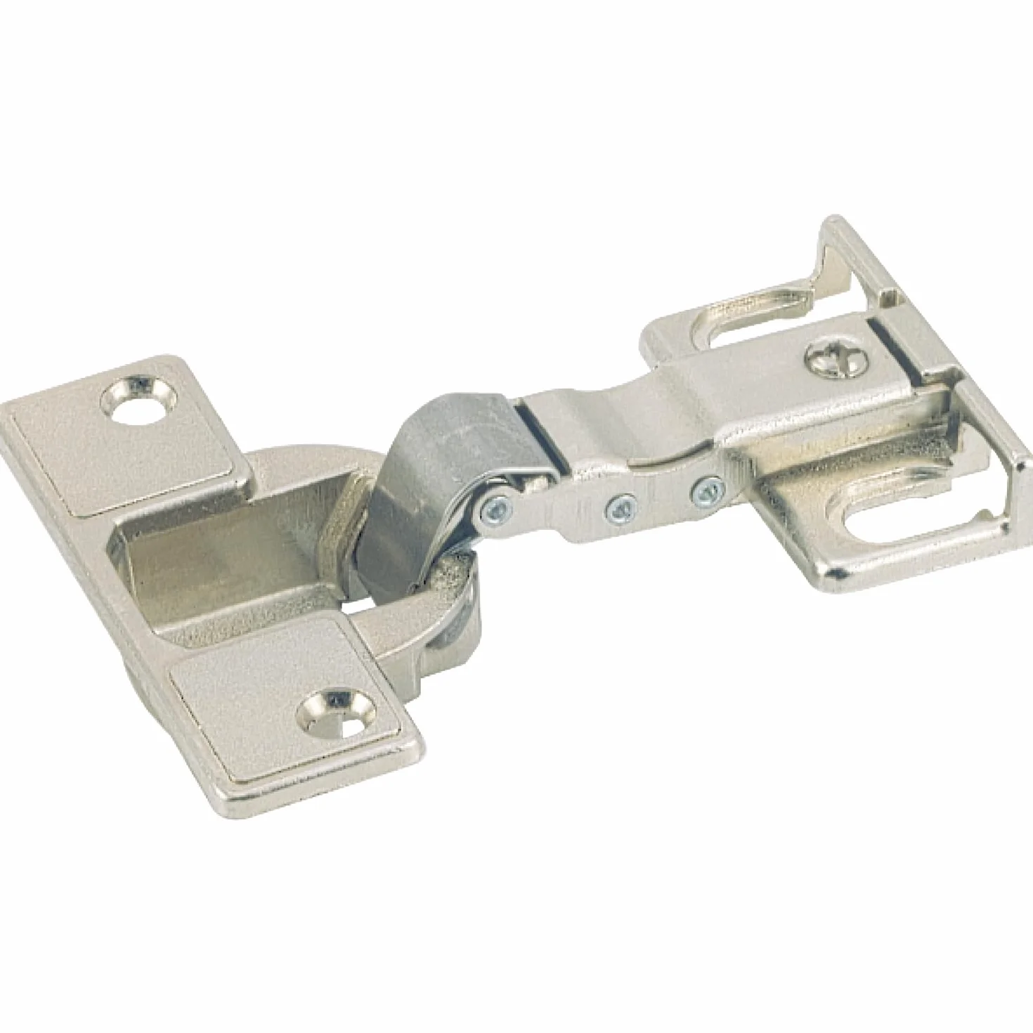 Bisagra especial Hettich ET 582 con hueco bajo para refrigeradores