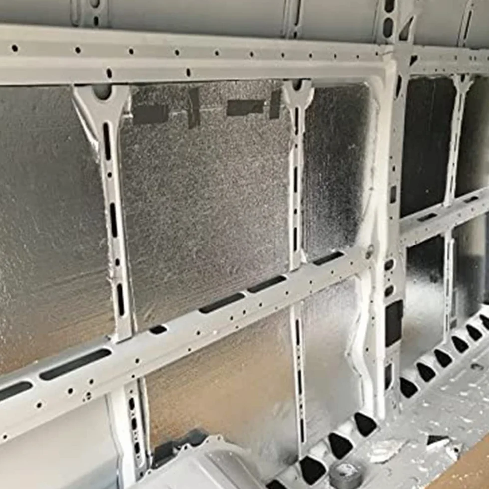 Aislante Acústico y Térmico Autoadhesivo con Aluminio 1,20m Ancho - Insonorización Antihumedades