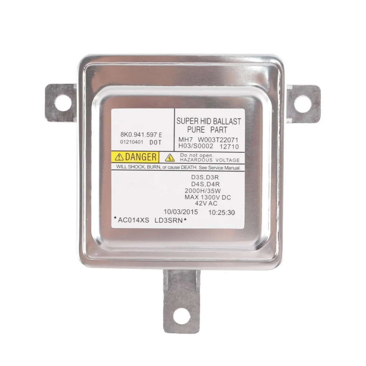 Balasto De Repuesto D3S/D3R D4S/D4R, Unidad De Control De Balasto De Faros De Xenón HID Compatible con Audi VW 8K0941597E W003T22071 (inalámbrico)