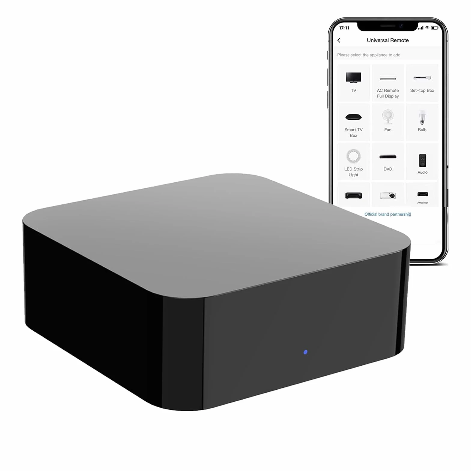 Control Remoto Inteligente Universal WiFi Hub IR para TV y Aire Acondicionado Compatible con Alexa Google Home