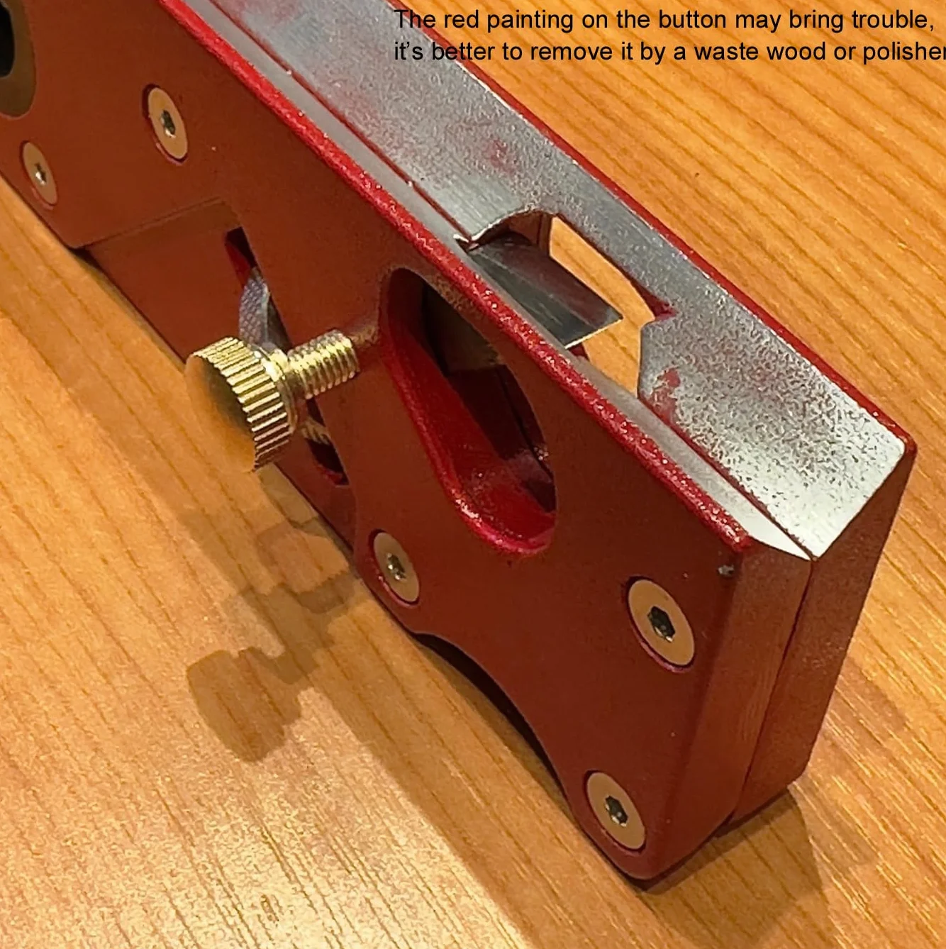 Multifunción Madera Cepillo, Cepillo Chaflán 45 Grados Contornos de Radio 1/8" 3/16" 1/4" Cepilladora Biseladora Cepillo Biselador Manual Con 2 Niveles de Burbuja, para Carpinteros (Rojo)