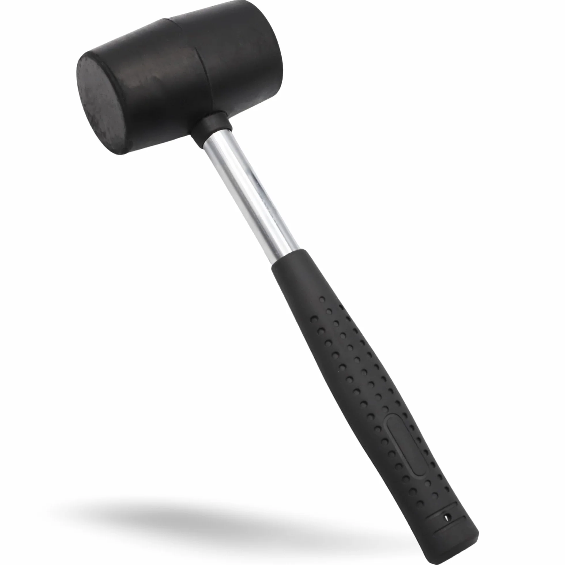 TECHZOCO Mazo de goma Martillo de hule, Martillo de goma, Mazo de goma, Herramienta de caucho, Mazo de caucho, Martillos de hule, Golpe suave, Mazo con cabeza de goma, 300 Gramos