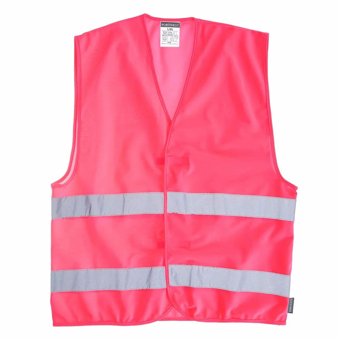 Portwest Chaleco Iona, Tamaño: S/M, Color: Rosa, F474PIRS/M