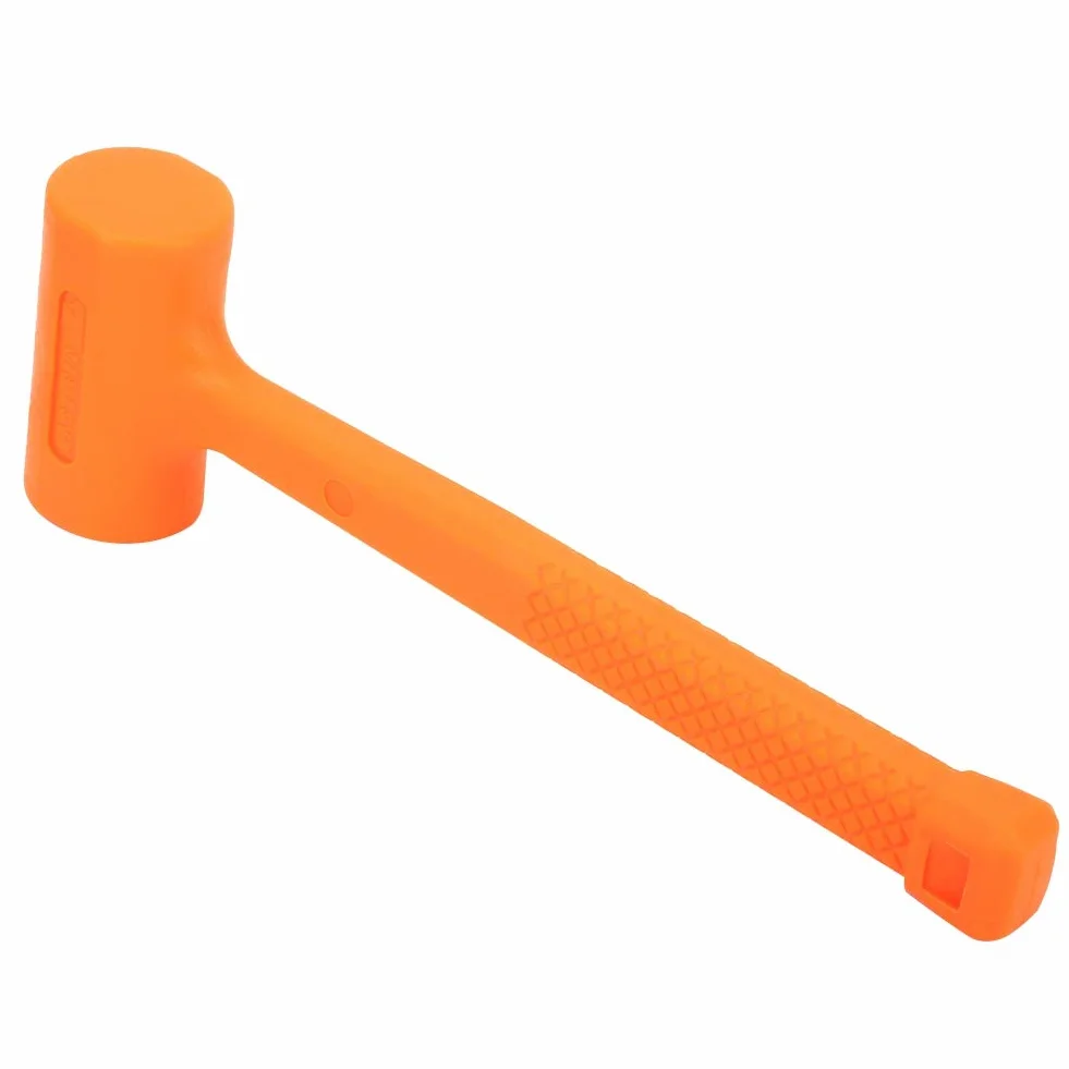 Hyuduo Práctico Martillo De Goma No Elástica De Pvc Martillo De Cara Suave Herramienta De Instalación De Martillo De Golpe Muerto(0.5Lb),Martillo De Instalación